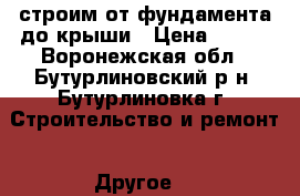 строим от фундамента до крыши › Цена ­ 500 - Воронежская обл., Бутурлиновский р-н, Бутурлиновка г. Строительство и ремонт » Другое   